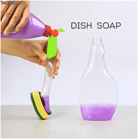  白（bái）醋+洗衣液