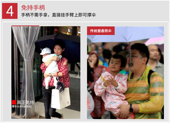 反向傘免持（chí）手柄